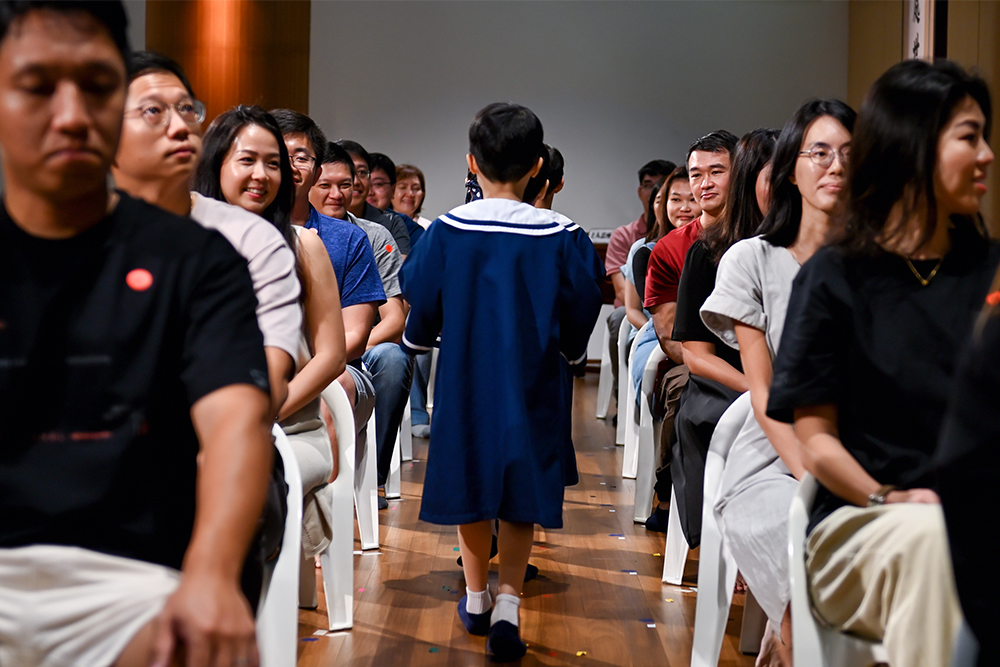 Parents and Teachers Watch the Little Graduates Shine at their Graduation Ceremony